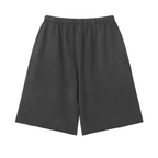 Shear Letter Black Sweat Shorts