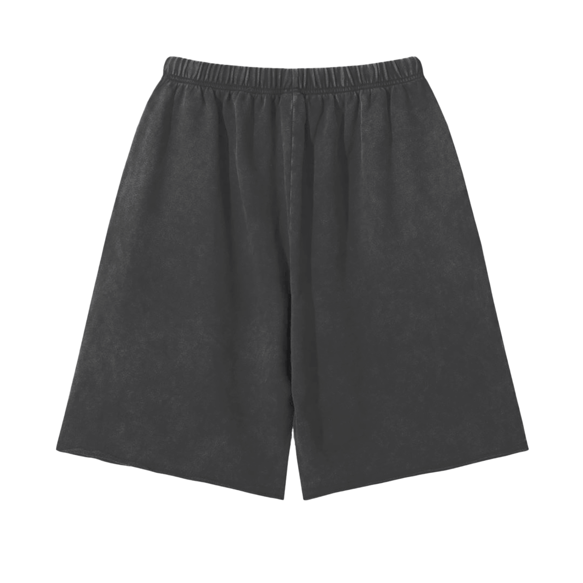Shear Letter Black Sweat Shorts
